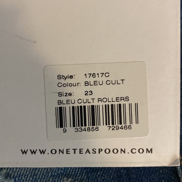 One Teaspoon Bleu Cult Rollers shorts in size 23 from Aritzia - Picture 4 of 9